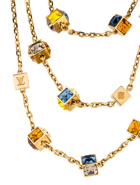 louis vuitton fire necklace